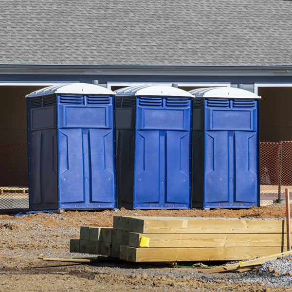 is there a specific order in which to place multiple portable restrooms in Hessmer